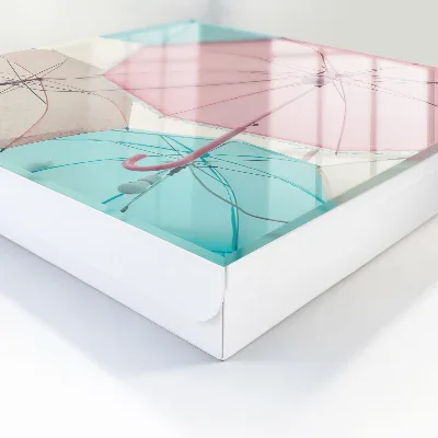 Sleutelkastje binnen Pastelkleurige paraplu's