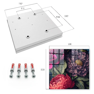 Sleutelkast Bloemen van luxe