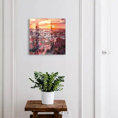 Sleutelkastje binnen Zonsondergang