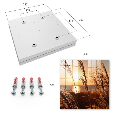 Sleutelkastje hal zonsondergang