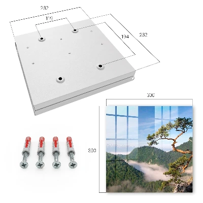 Sleutelkastje hal Berglandschap