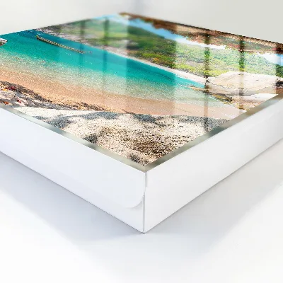 Sleutelkastje binnen Een paradijselijk uitzicht