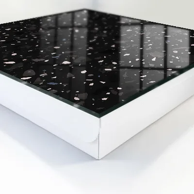 Sleutelkastje binnen Zwart terrazzo