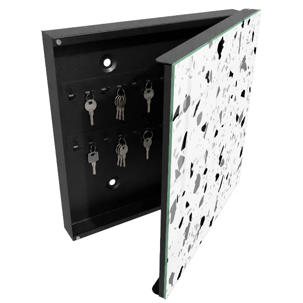 Sleutelkast Monochroom terrazzo