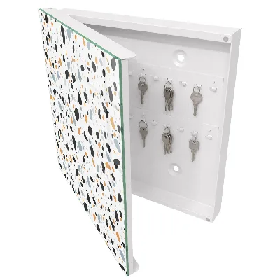Sleutelkastje binnen Terrazzo-patroon