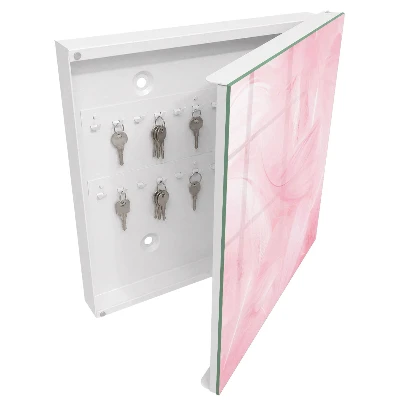 Sleutelkastje binnen Roze veren