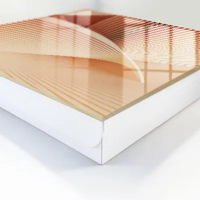 Sleutelkastje binnen Abstracte golven
