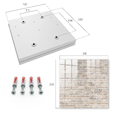 Sleutelkastje binnen Baksteencompositie