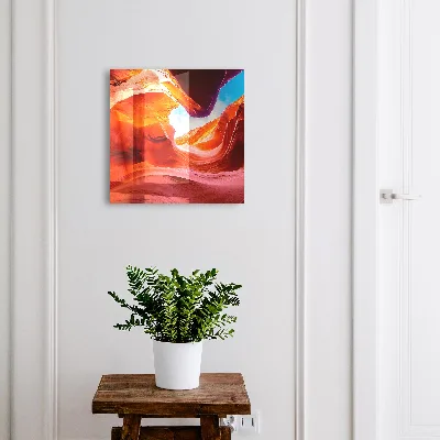 Sleutelkastje binnen Kleurrijke rotsen