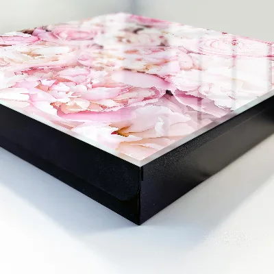 Sleutelkastje hal Pastelkleurige bloemen