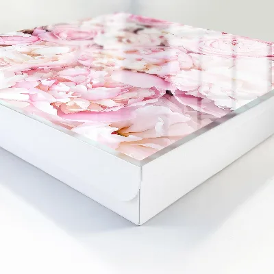 Sleutelkastje hal Pastelkleurige bloemen