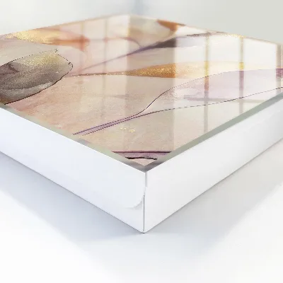 Sleutelkastje hal Pastelkleurige bladeren