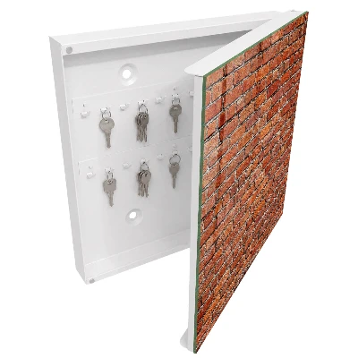 Sleutelkastje binnen Bakstenen muur