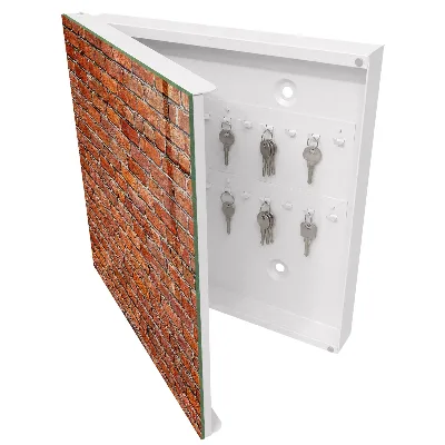 Sleutelkastje binnen Bakstenen muur
