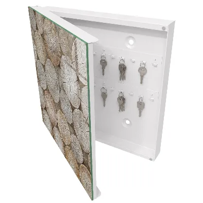 Sleutelkastje binnen Houten cirkels