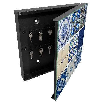 Sleutelkastje voor binnen met azulejos-tegels