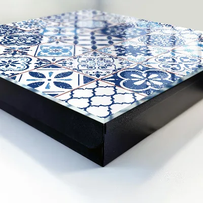 Sleutelkastje binnen Blauwe tegels