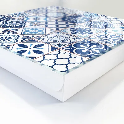 Sleutelkastje binnen Blauwe tegels