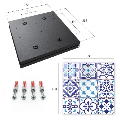 Sleutelkastje hal Geometrische patronen