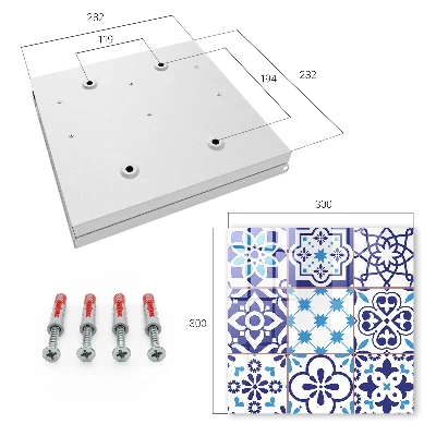 Sleutelkastje hal Geometrische patronen