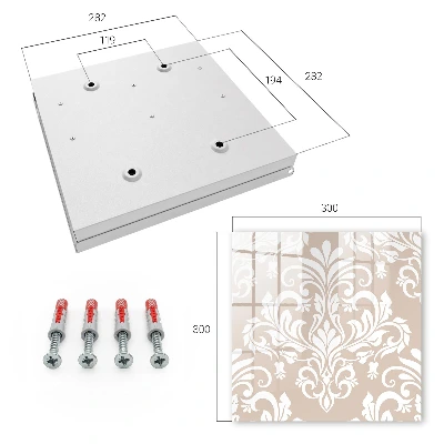 Sleutelkastje binnen Elegante symmetrie