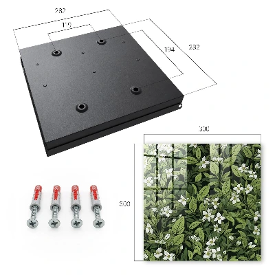 Sleutelkast Plantmotief