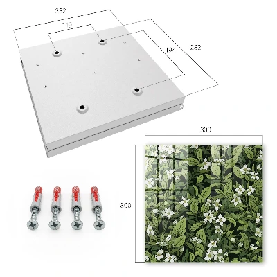 Sleutelkast Plantmotief
