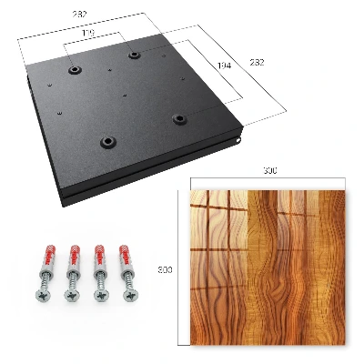 Sleutelkastje binnen Houten golven