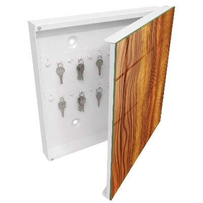 Sleutelkastje binnen Houten golven