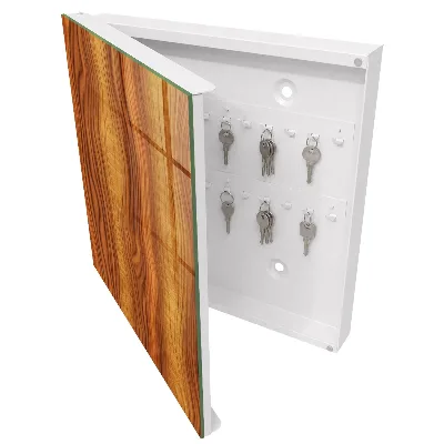 Sleutelkastje binnen Houten golven
