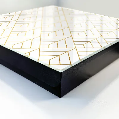 Sleutelkastje binnen Stijlvolle geometrie