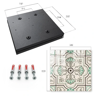 Sleutelkast Geometrische decoratie