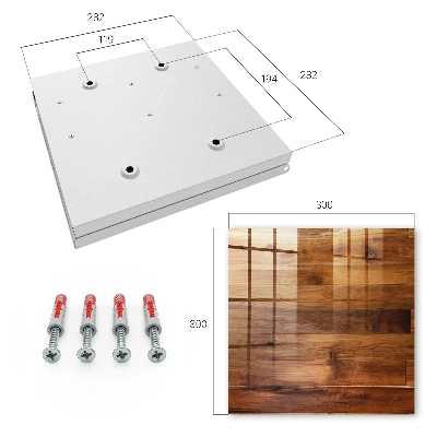 Sleutelkastje hal Houten planken