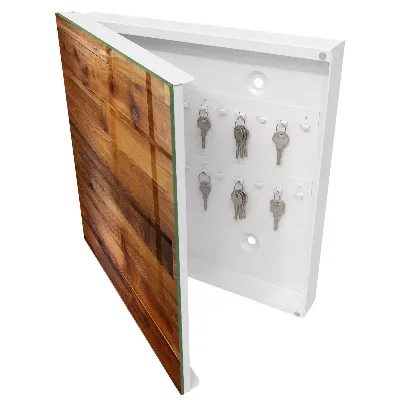 Sleutelkastje hal Houten planken