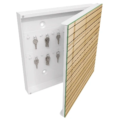 Sleutelkastje binnen Beige planken