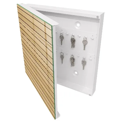 Sleutelkastje binnen Beige planken