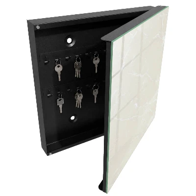Sleutelkastje voor binnen uitvoering in marmeren elegantie