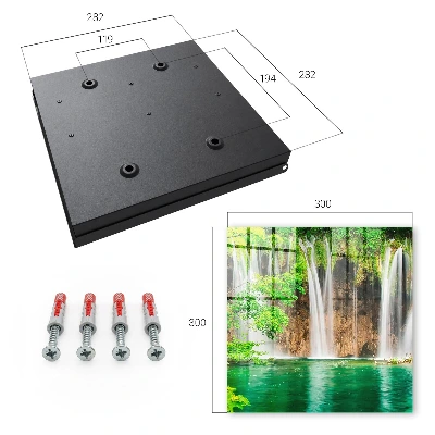Sleutelkastje hal Groene waterval