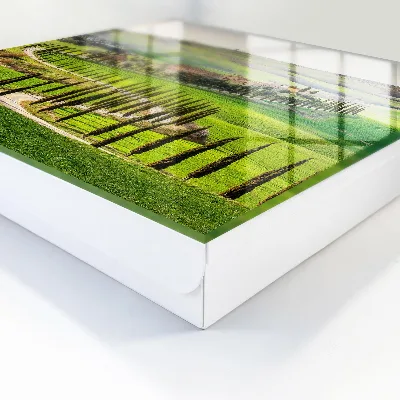 Sleutelkastje binnen Toscaans landschap