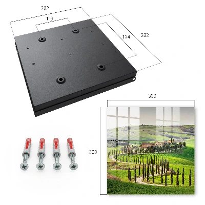 Sleutelkastje binnen Toscaans landschap