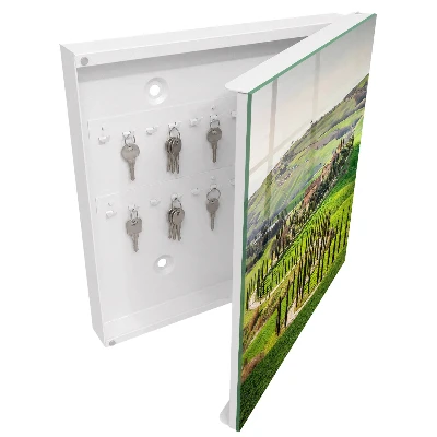 Sleutelkastje binnen Toscaans landschap