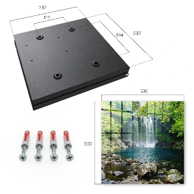 Sleutelkast Natuurlijke waterval