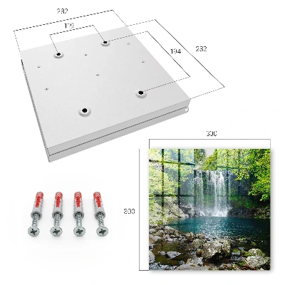 Sleutelkast Natuurlijke waterval