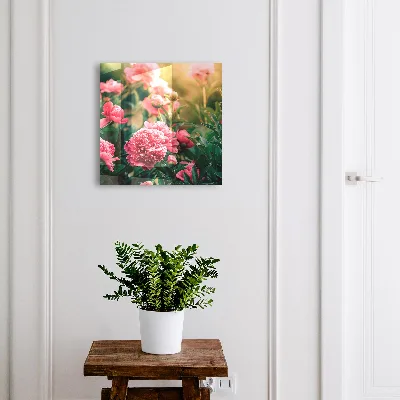 Sleutelkastje hal Roze pioenrozen