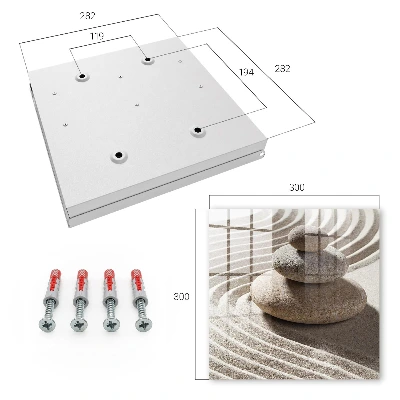 Sleutelkastje binnen Zen-compositie