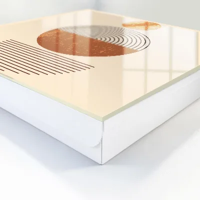 Sleutelkastje binnen Retro geometrie
