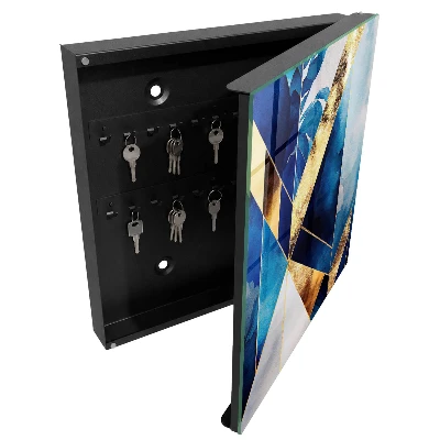 Sleutelkastje binnen Blauwe elegantie
