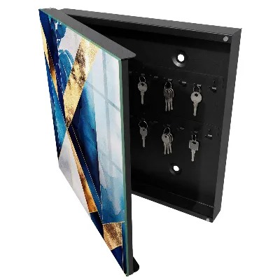 Sleutelkastje binnen Blauwe elegantie