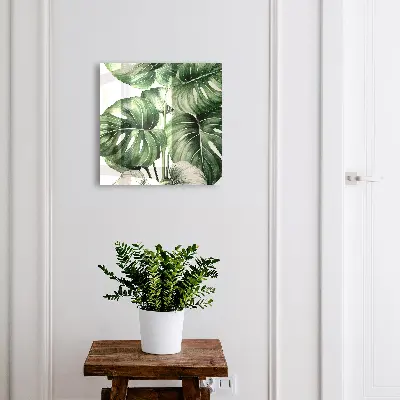 Sleutelkastje binnen Groene bladeren