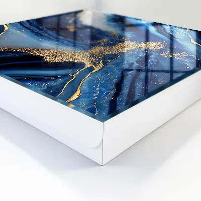 Sleutelkastje hal Marineblauwe strepen
